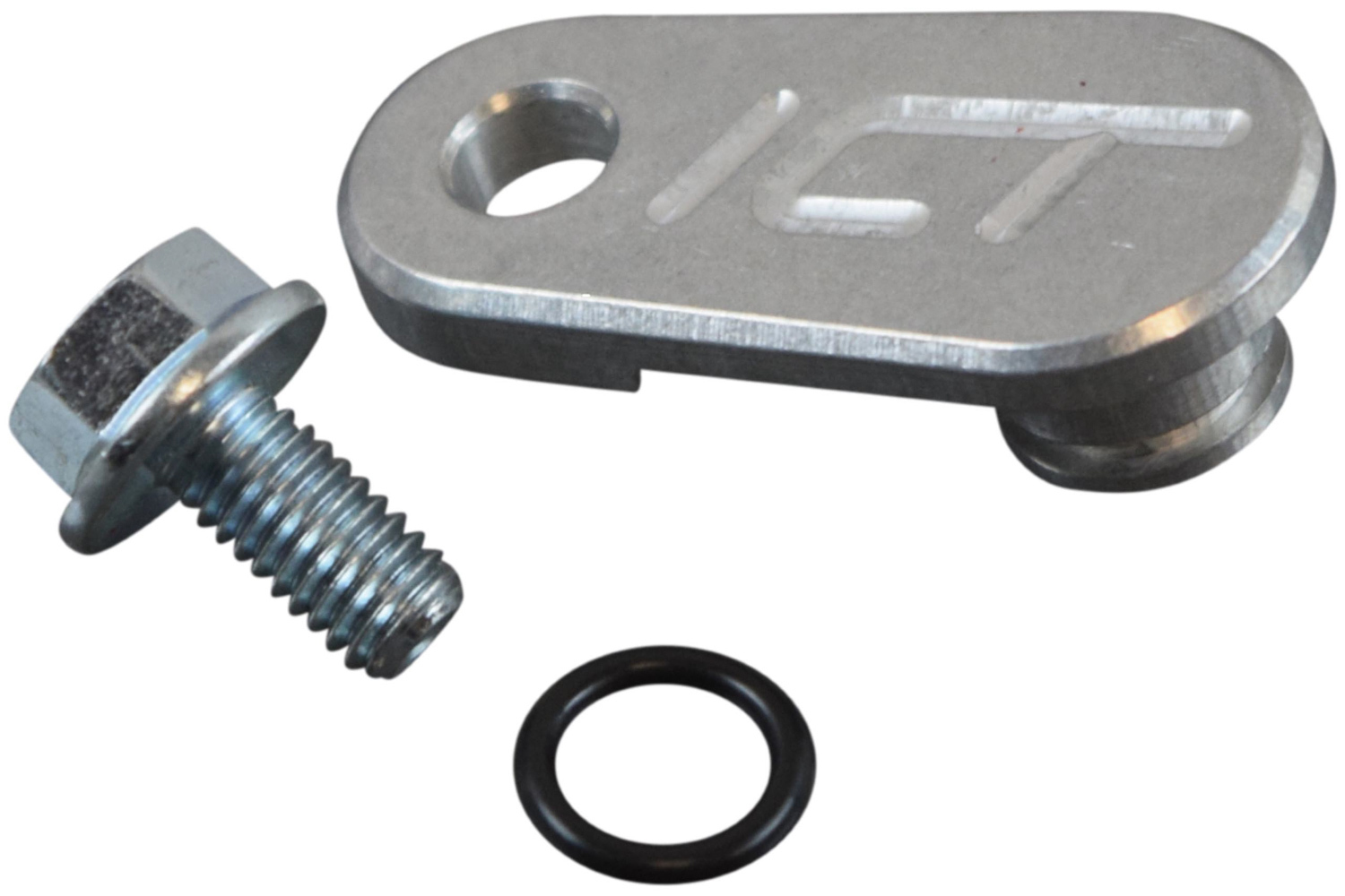 ICT BILLET EVAP Purge Solenoid Plug, Bolt/O-Ring Included, Aluminum, Natural, GM