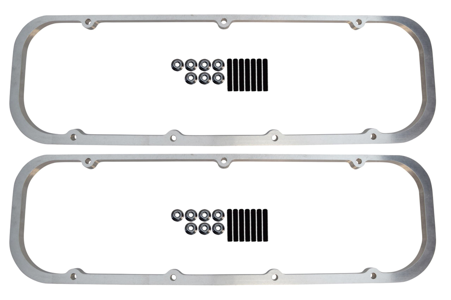 ICT BILLET Valve Cover Spacer, 0.500 in Tall, Aluminum, Natural, Big Block Chevy