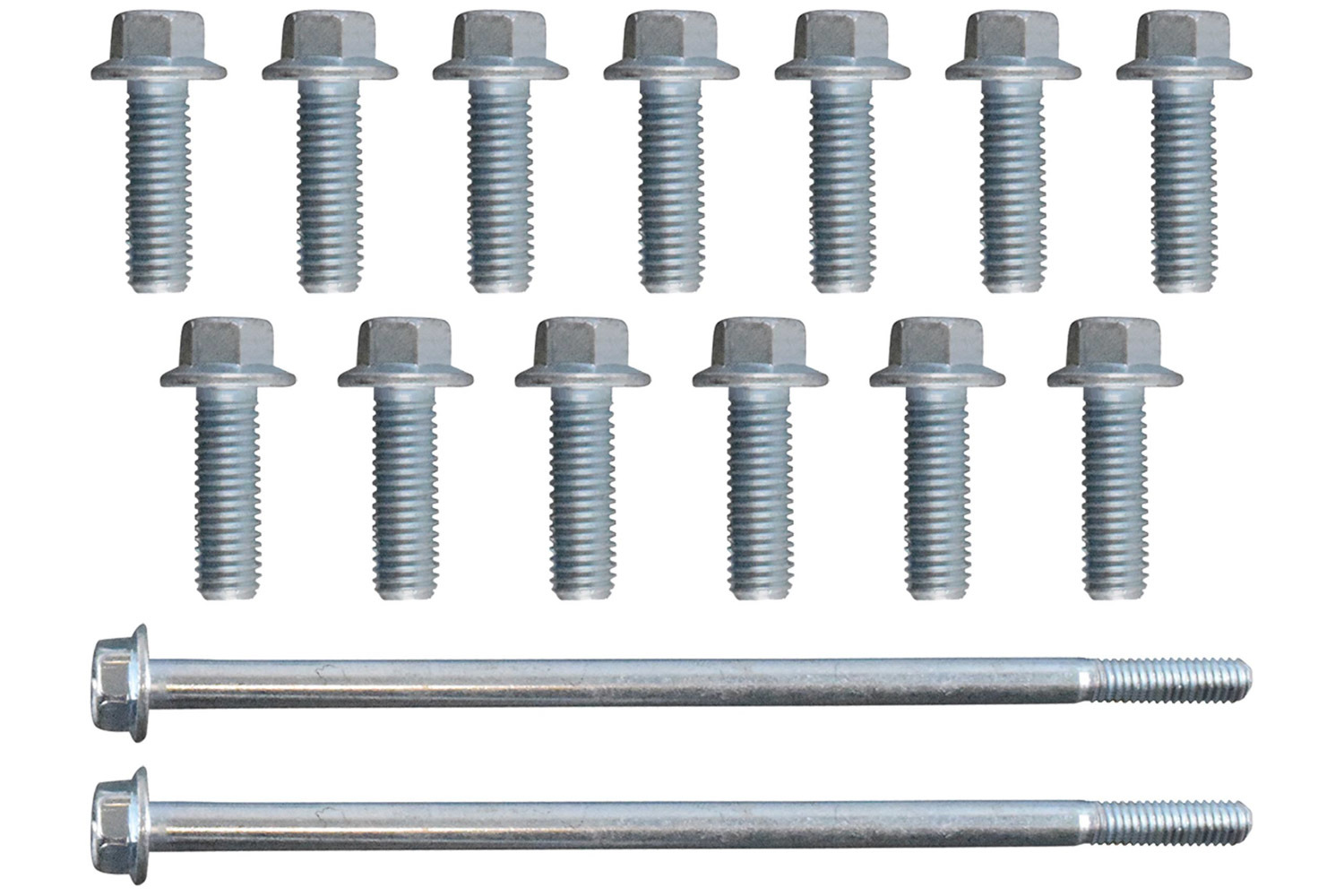 ICT BILLET Oil Pan Bolt Kit, Hex Head, Steel, Natural, GM LS-Series, Kit