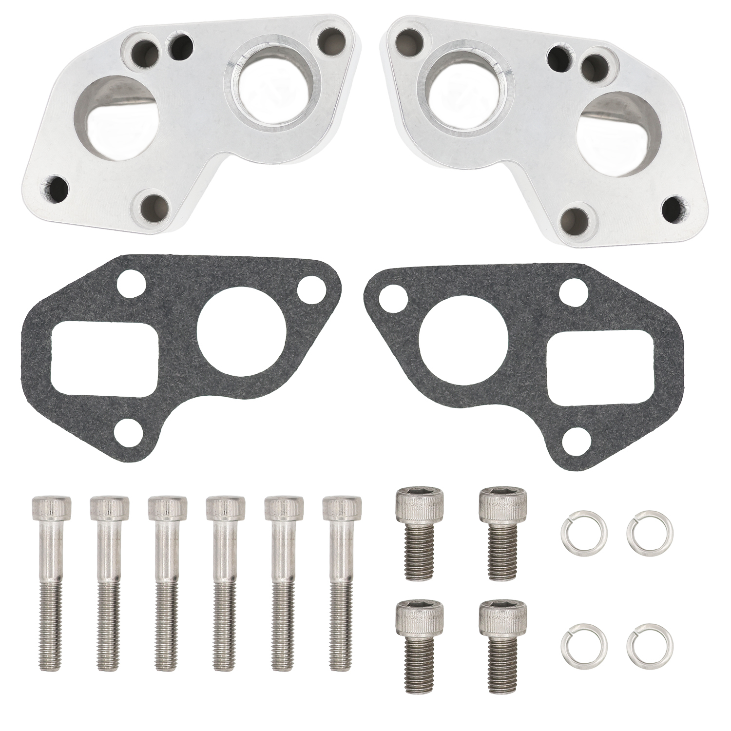 Ict Billet 12 AN Female - GM LT-Series Electric Water Pump to Big Block Chevy
