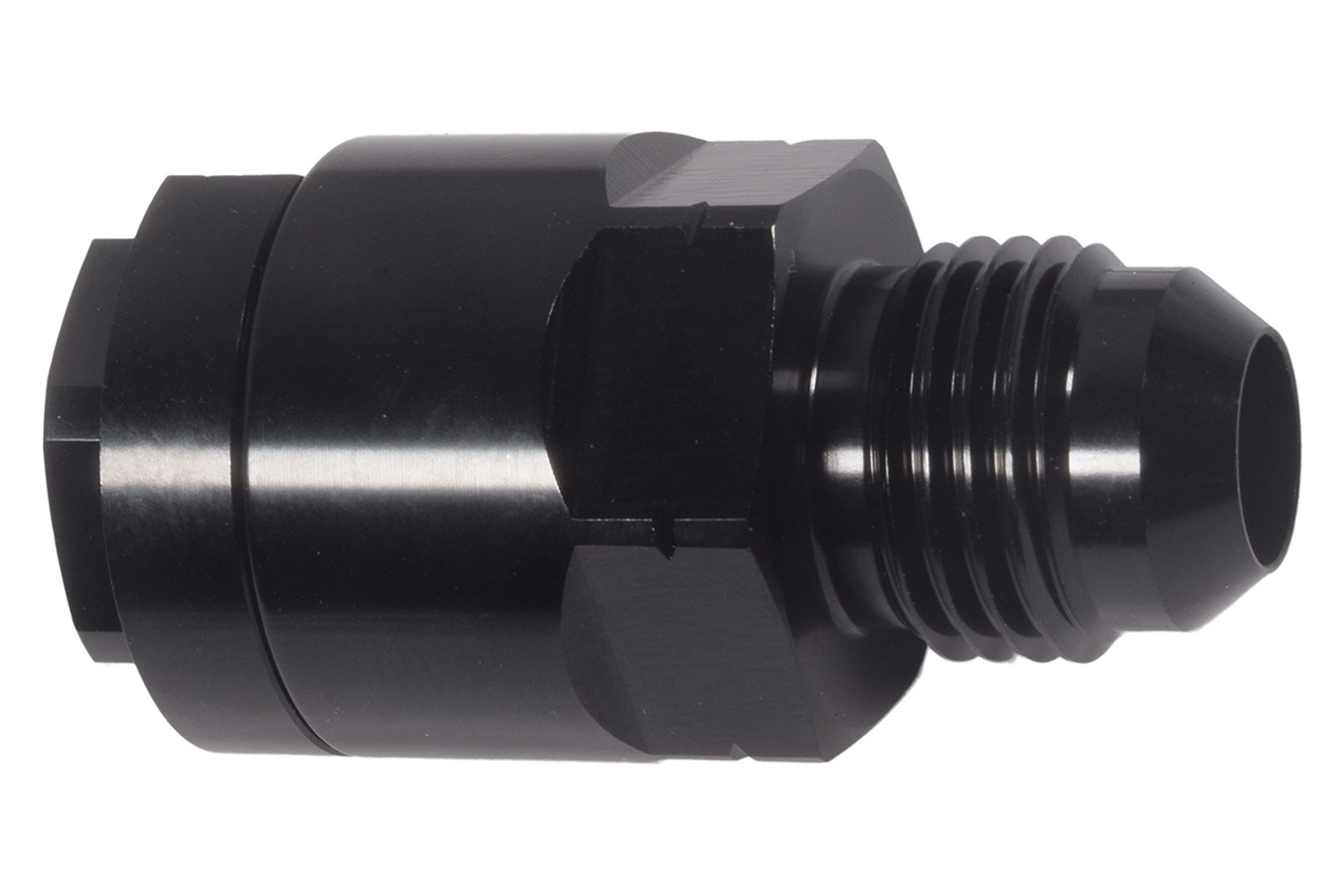 ICT BILLET Fitting, Fuel Line Adapter, Straight, 6 AN Male to 3/8 in SAE Female