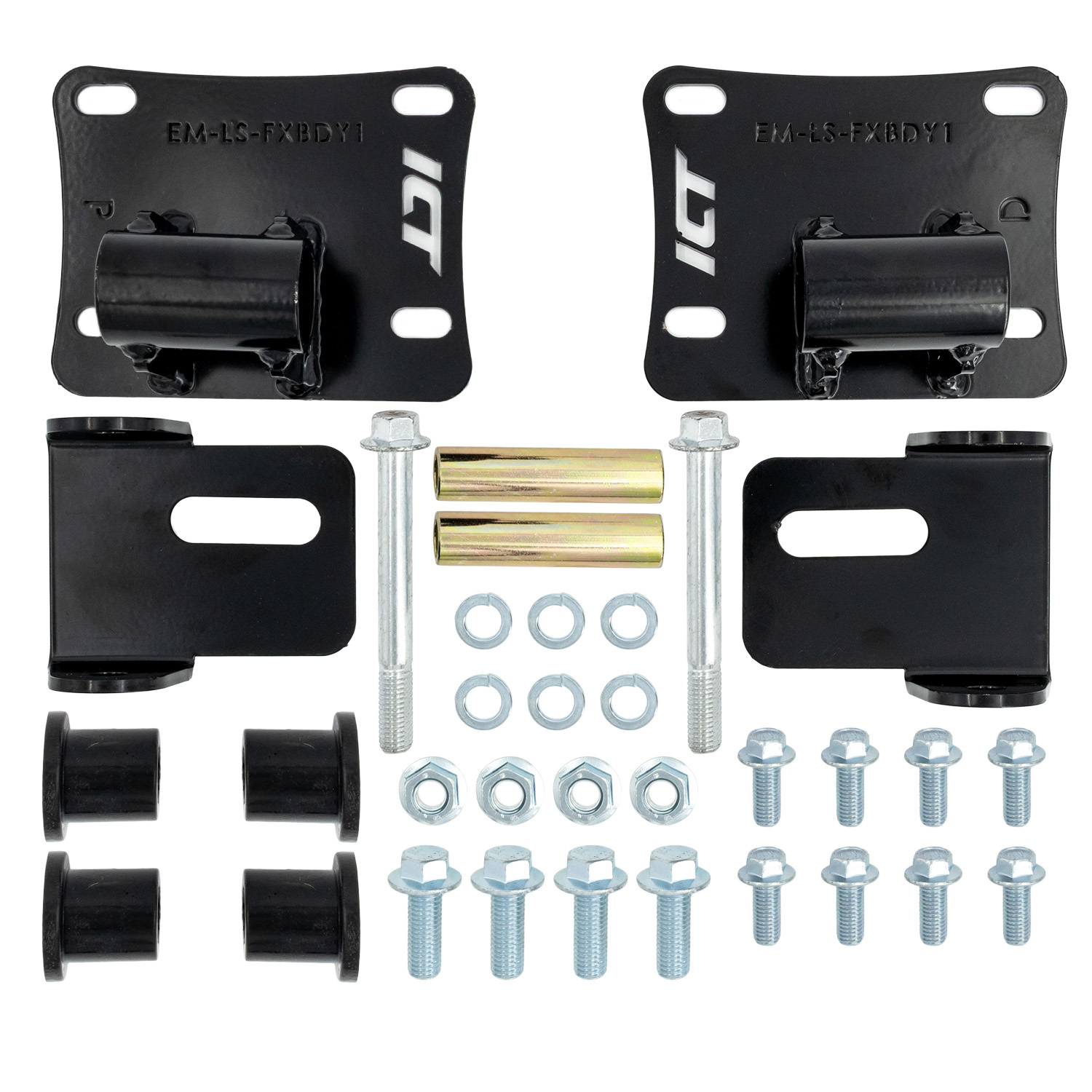Ict Billet Bolt-On Motor Mount - Ford Mustang 1978-2004 - Steel