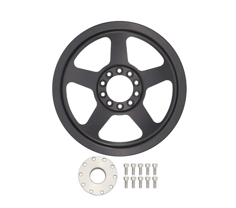 Ict Billet Serpentine Power Steering Pump Pulley - GM Fullsize Truck Pump