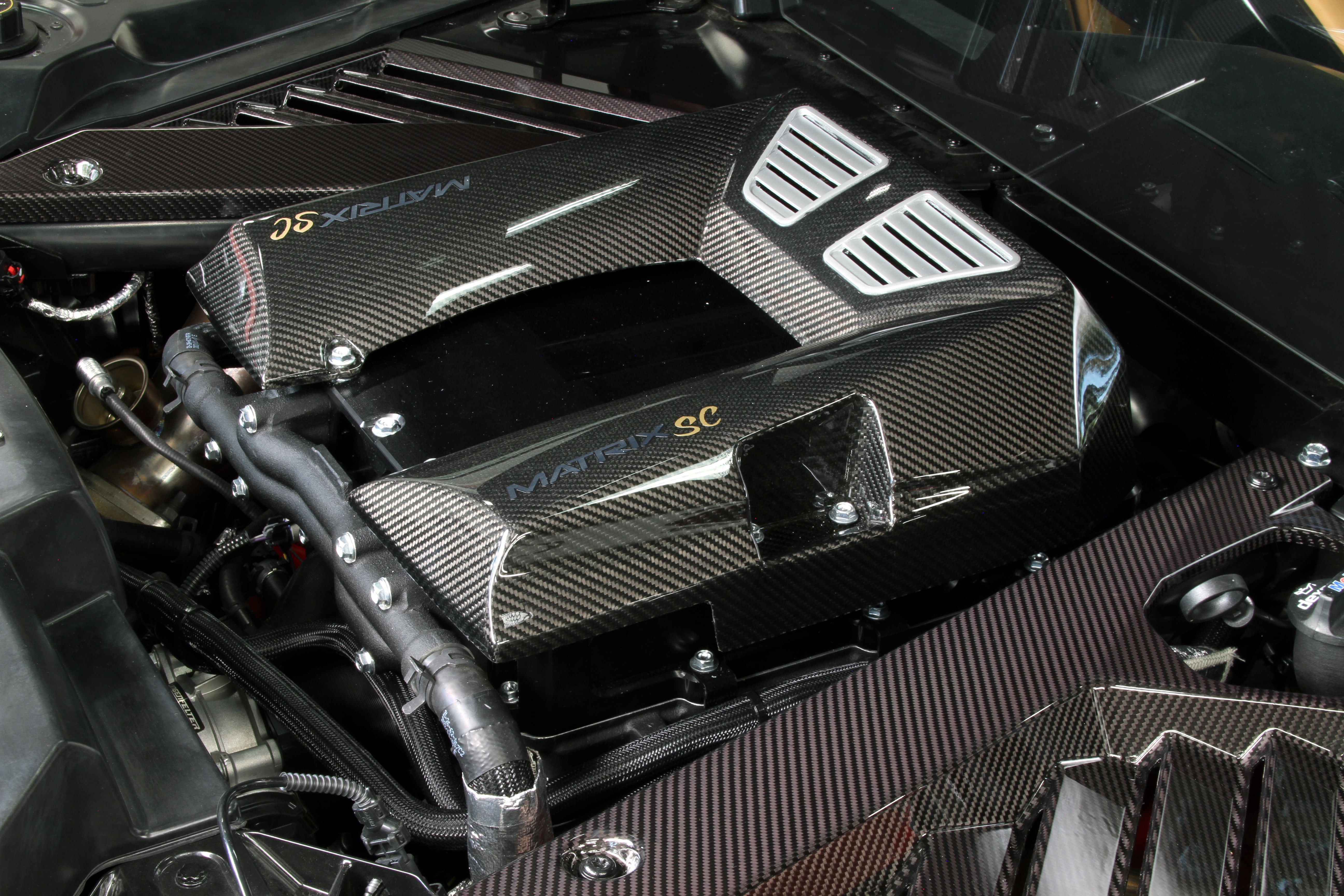 2020-2026 C8 Corvette Magnuson Supercharged Carbon Fiber Engine Cover | Concept8