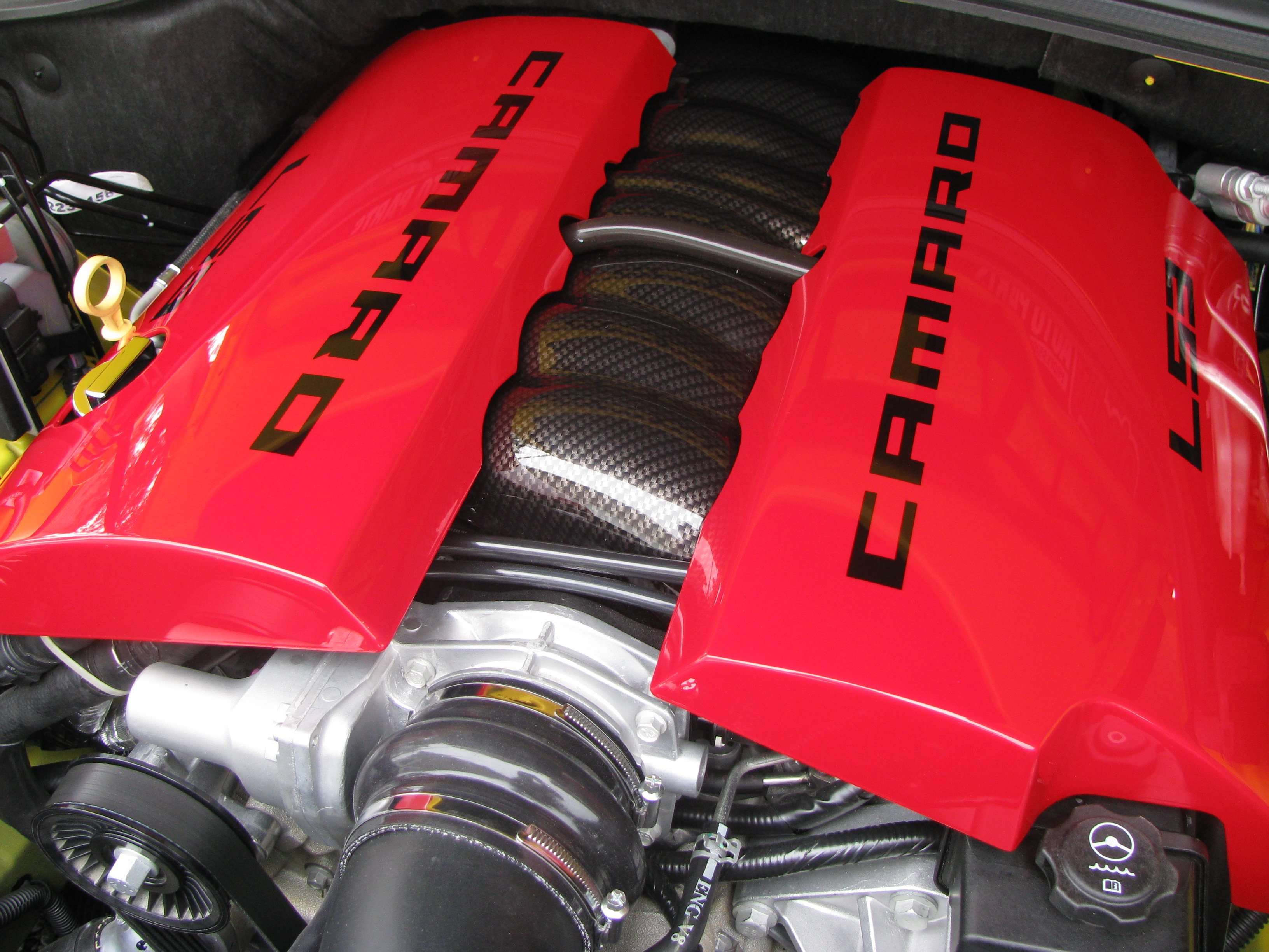 2010-13 Camaro V8 Aluminum Engine Covers with Painted Finish