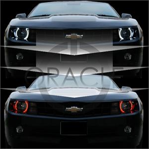 2010-13 Camaro Headlight Custom HALO Lighting Kit - Dual Color