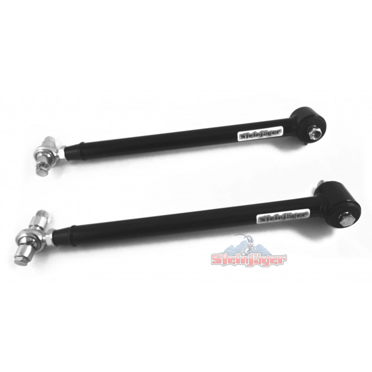 1982-2002 Camaro Steinjager Rear Lower Control Arms, Poly/Sphcl, Single Adjustable, F Body. Black Powdercoated