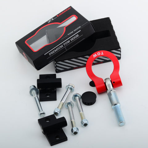 Camaro 10-13 SS Premium Tow Hook (BLACK) - Rear w/Receiver