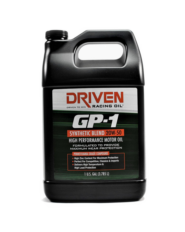 Driven Oil GP-1 Synthetic Blend 20W-50 - JGP19508 Gallon