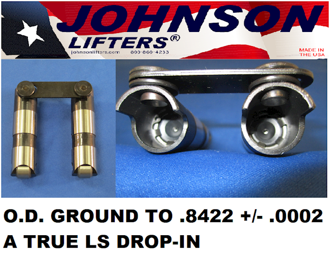 Johnson Lifter Set Katech specified Johnson 2116 LSR Reduced travel lifters