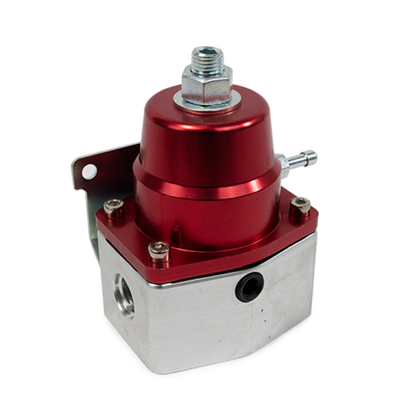 Red Anodized Aluminum 40-75 PSI Fuel Pressure Bypass Regulator