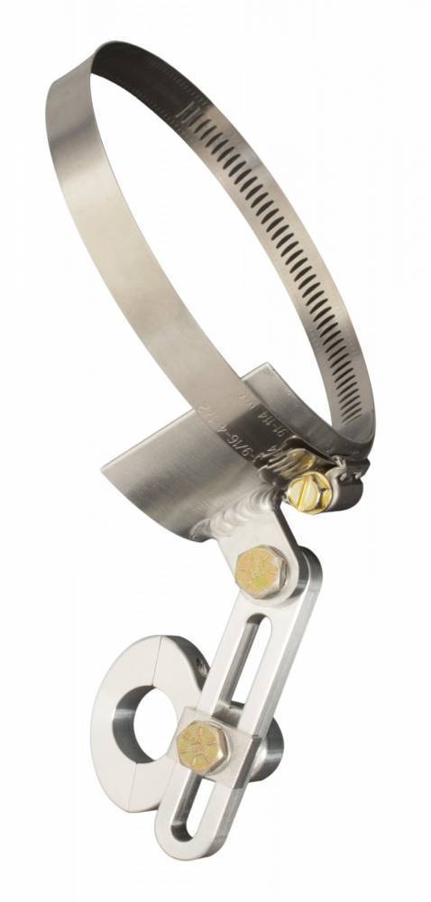 Exhaust Muffler Hanger, Clamp-On, Hardware Included, Aluminum / Stainless, Natural, Micro Sprint, Kit