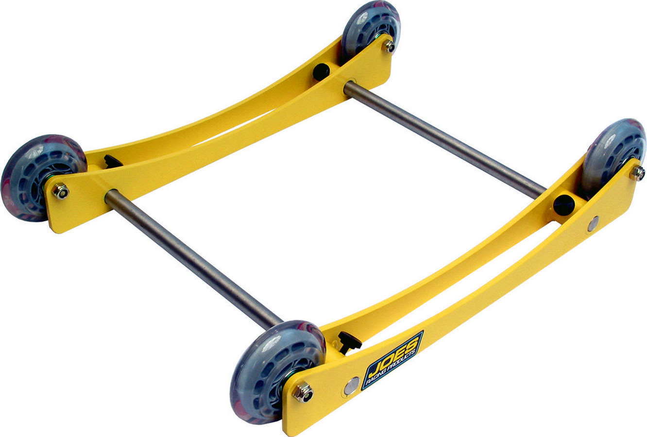 Tire Roller, 4 Rollers, Adjustable, Aluminum Housing, Yellow Powder Coat, Each