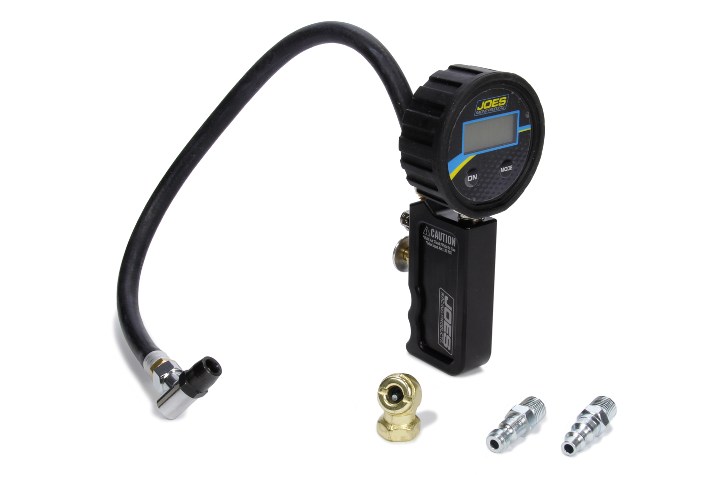 Tire Inflator and Gauge, Professional Quick Fill, 0-60 psi, Air Line / Fittings, Digital, Backlit, 2-1/2 in Diameter, Each