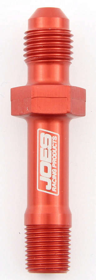 Fitting, Adapter, Straight, 4 AN Male to 1/8 in NPT Male, 2-1/4 in long, Aluminum, Black Anodize, Oil Pressure Fittings, Each