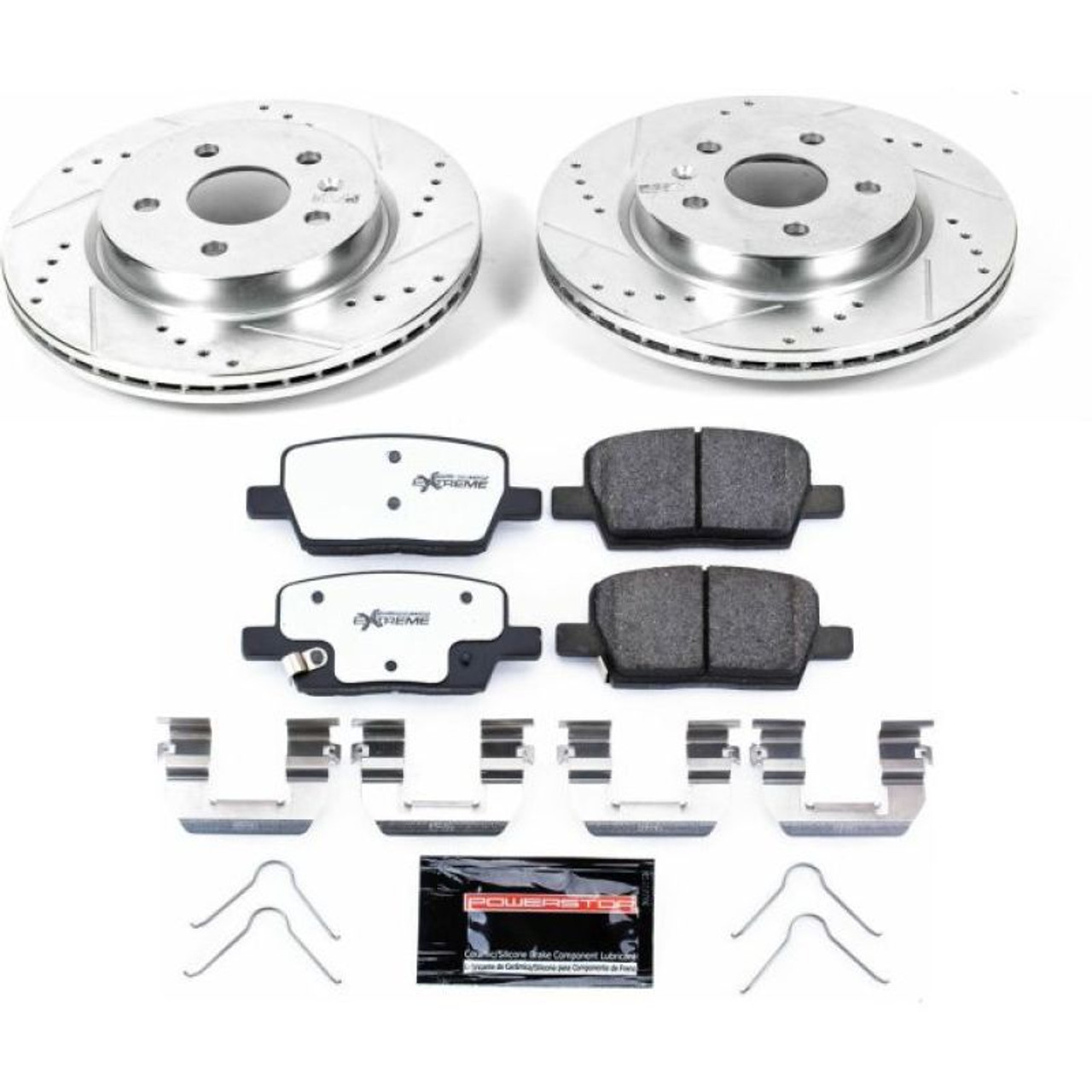 16-22+ Camaro LS/LT Rear Z26 Street Warrior Brake Upgrade Kit, Power Stop