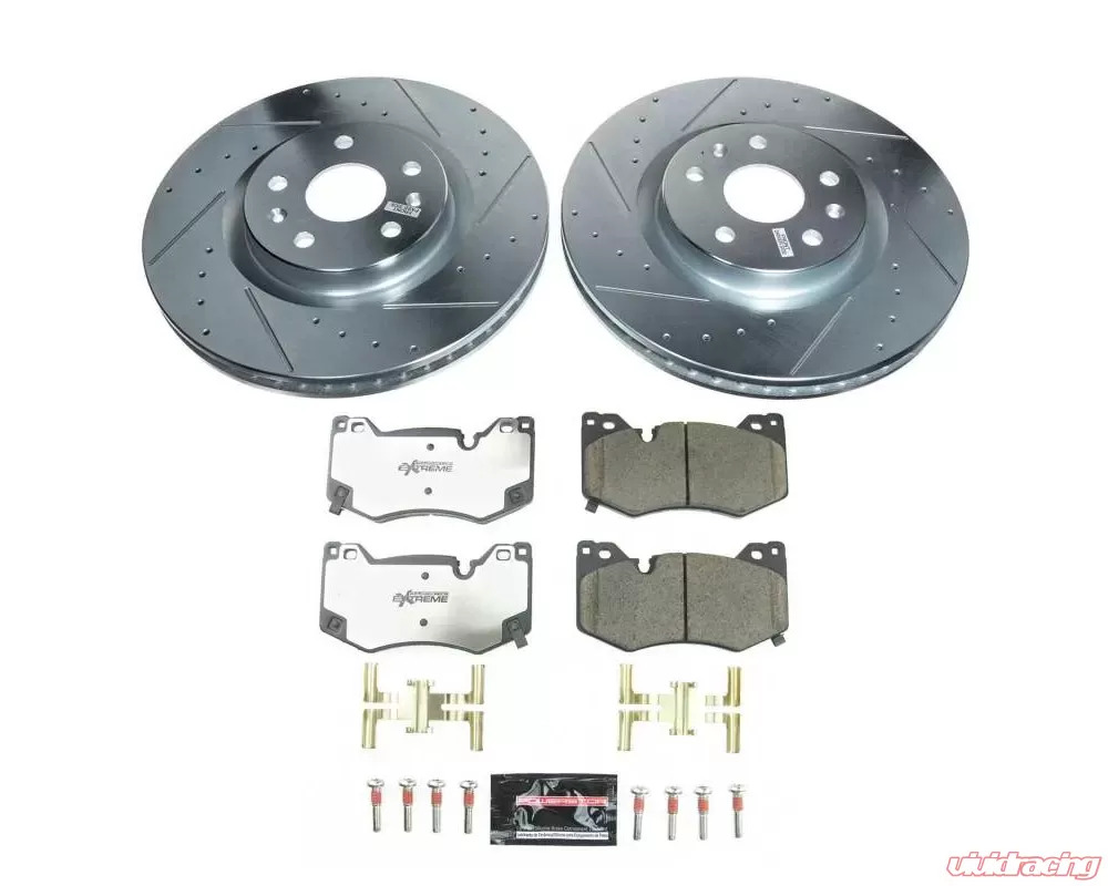 Power Stop Front Z26 Street Brake Kit Chevrolet C8 Corvette Stingray 2020-2024