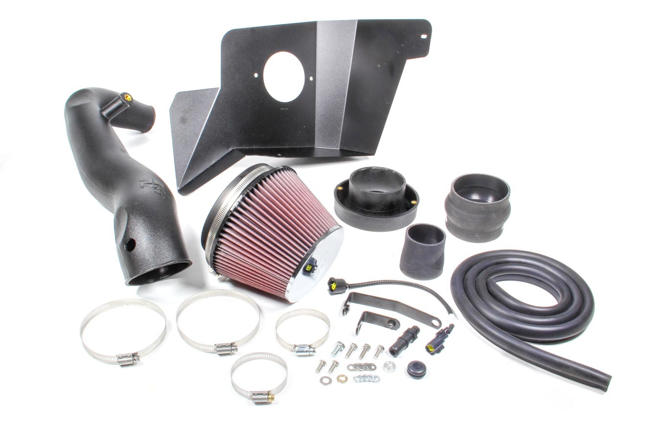 K & N Air Induction System, 63 Series AirCharger, Reusable Filter, Ford EcoBoost 4-Cylinder, Ford Mustang 2015-17, K