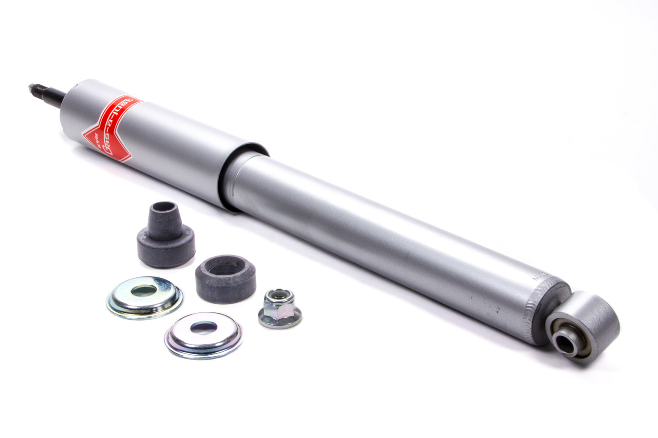 KYB Shock, Gas-a-Just, Monotube, Steel, Silver Paint, Rear, Ford Mustang 1994-2002, Each