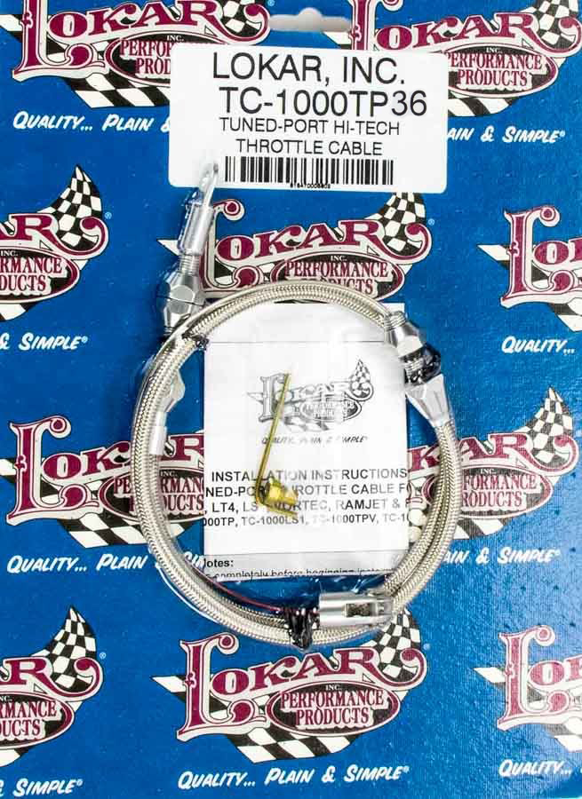 LOKAR Braided Stainless Housing - Small Block Chevy/GM LT-Series 1992-97