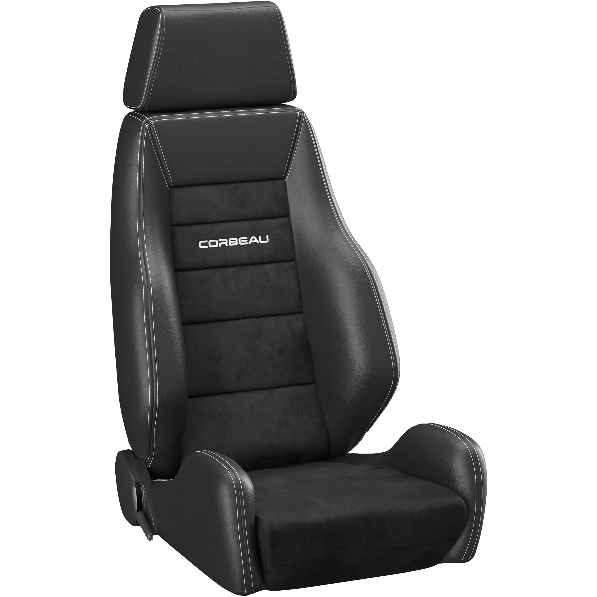 Corbeau GTSII Racing Seat, Black Leather, L20301PR