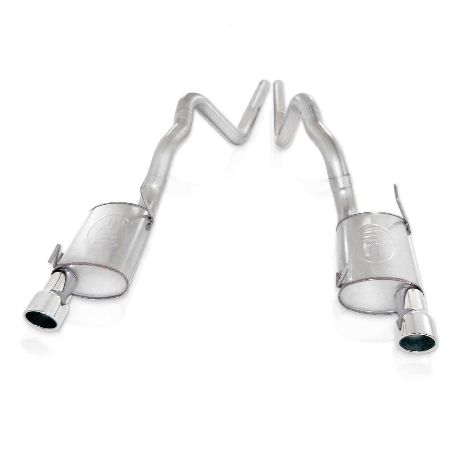 2007-2010 Mustang Shelby GT500 5.4L SW Catback Dual S-Tube Mufflers Performance Connect