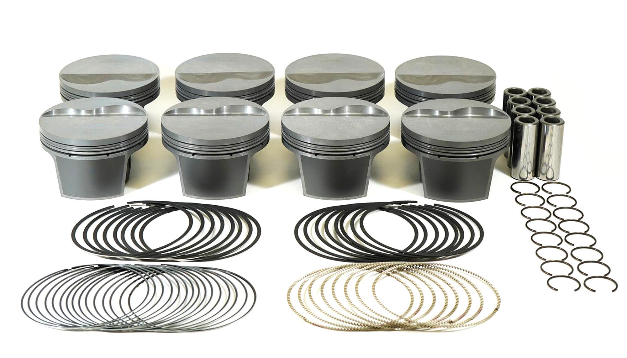 Mahle Pistons Forged Piston and Ring - GM LS-Series - 4.010 in Bore
