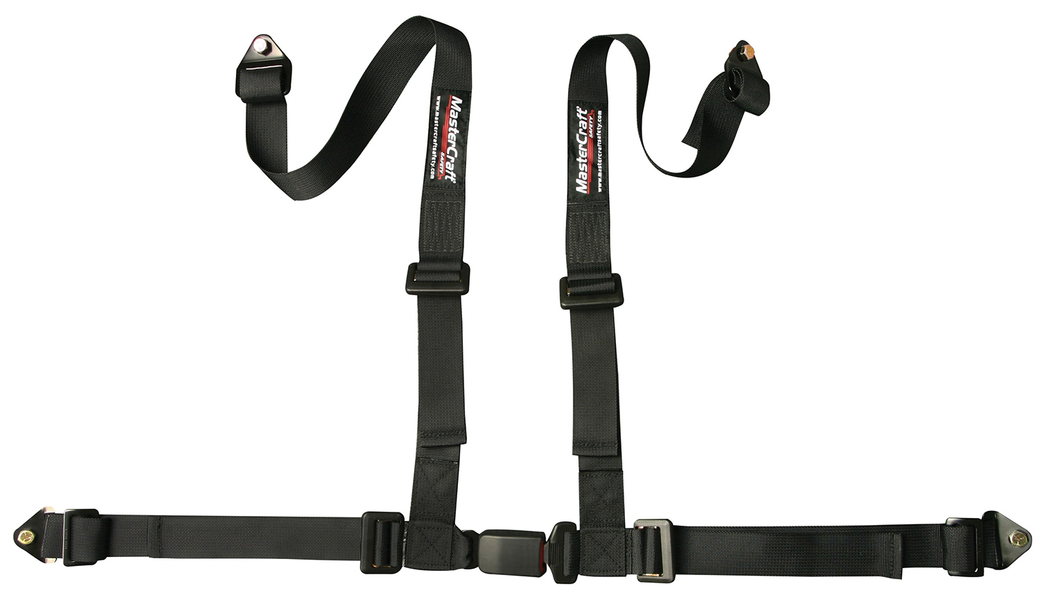 MASTERCRAFT Racing Harness Restraint 2in 4 Point Bolt In Black