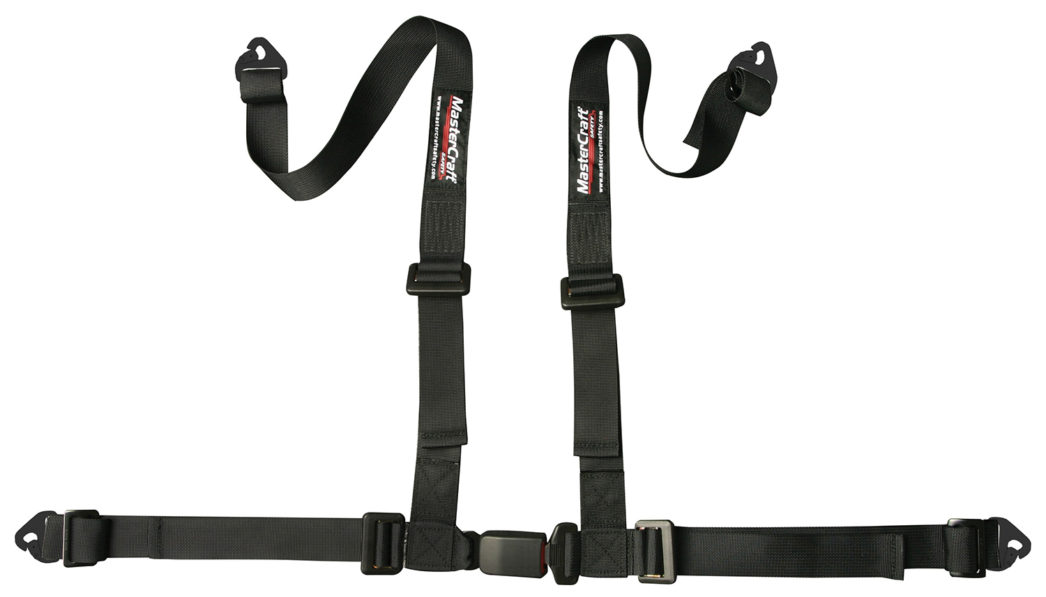 MASTERCRAFT Racing Harness Restraint 2in 4 Point Snap In Black