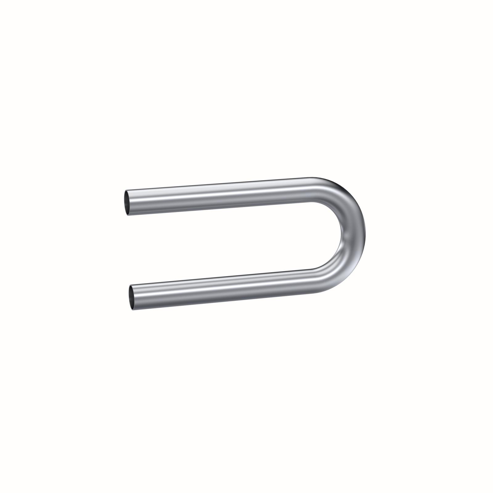 Exhaust Pipe 1.5 in 180 Degree Bend 12 in Legs T304 Stainless Steel MBRP