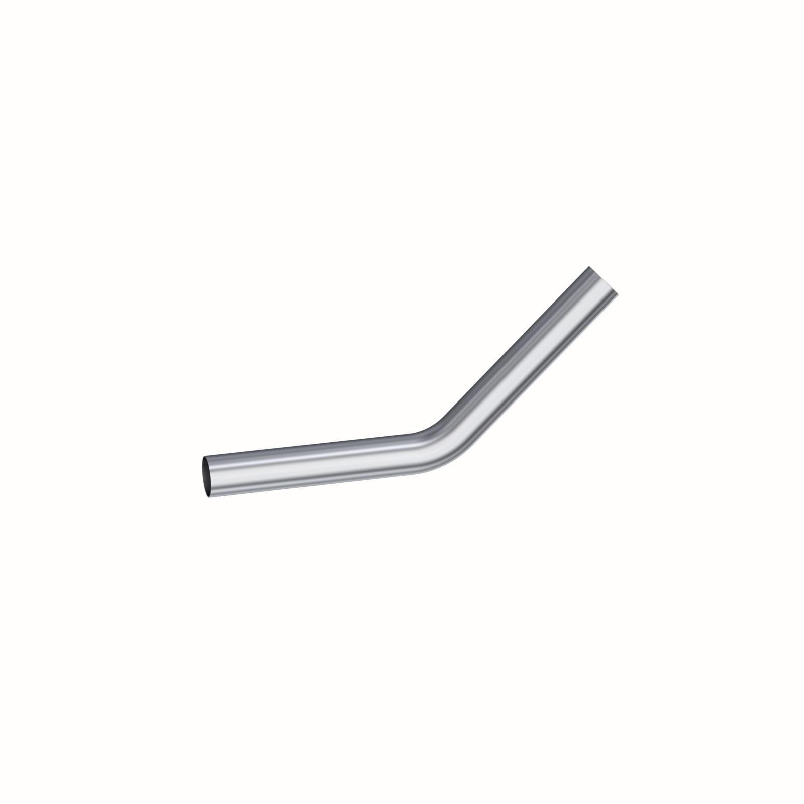 Exhaust Pipe 2.Exhaust Pipe 25 in 45 Degree Bend 1 2 in Legs Aluminized Steel MB