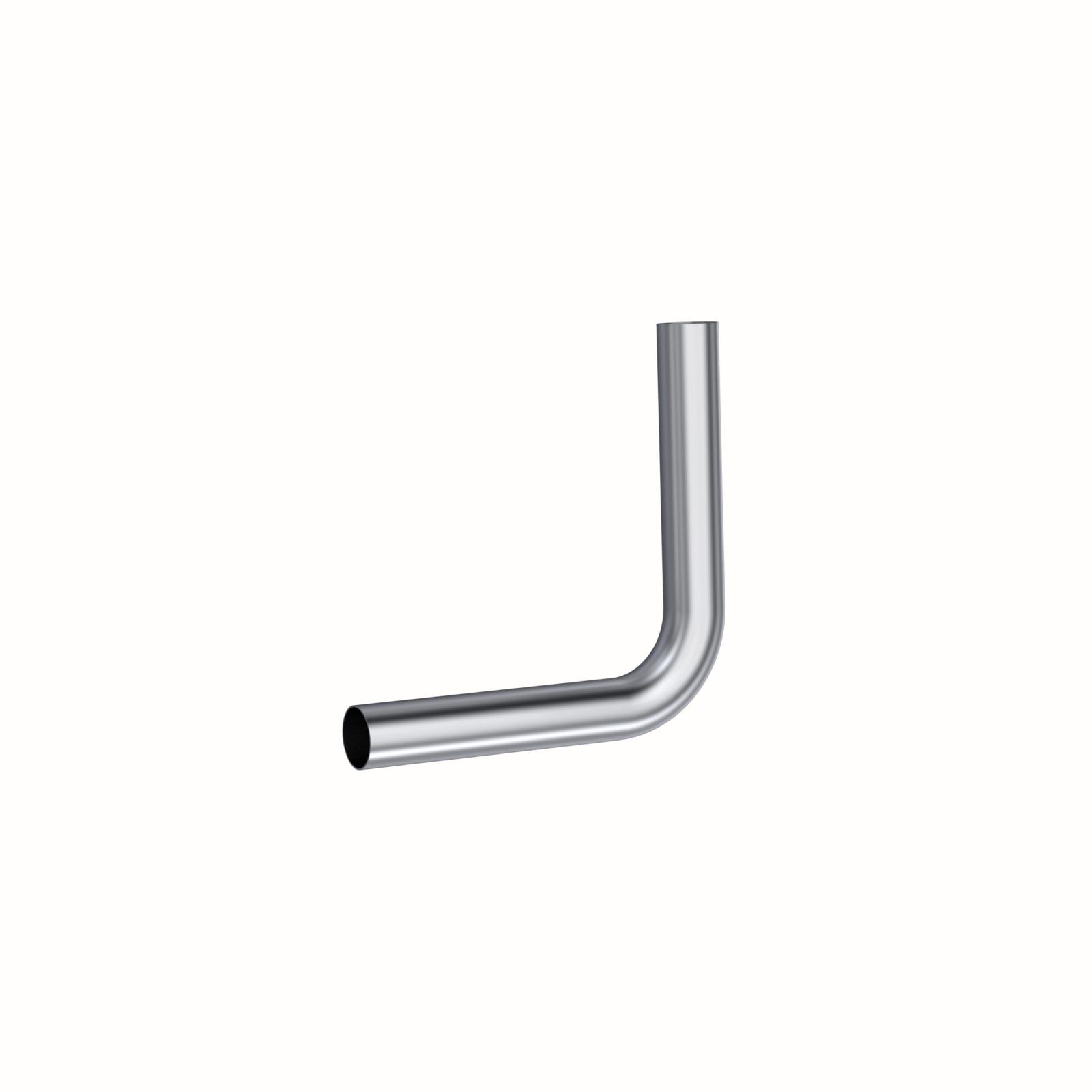 Exhaust Pipe 2.5 in 90 Degree Bend 1 2 in Legs Aluminized Steel MBRP