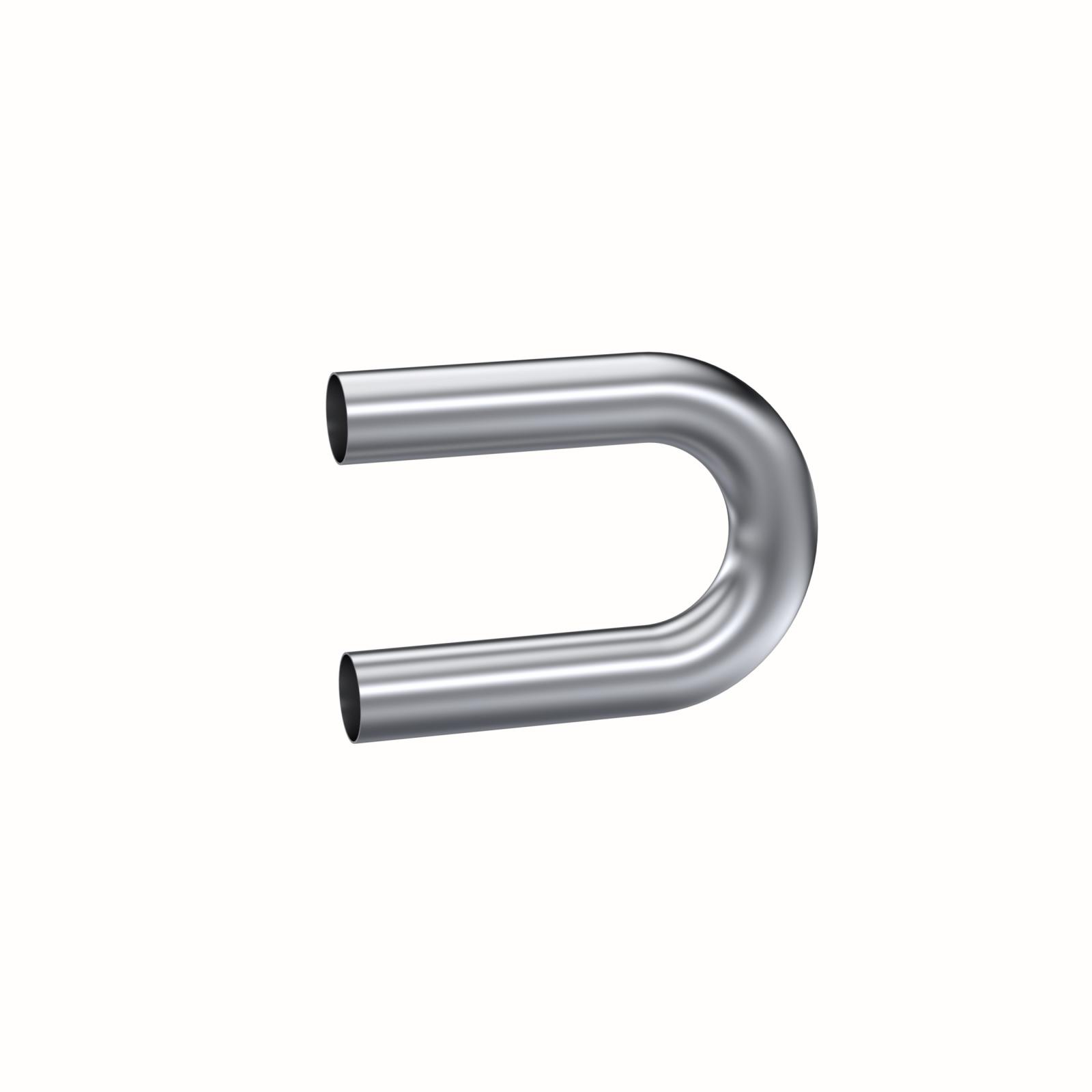 Exhaust Pipe 2.5 in 180 Degree Bend 9 in Legs Aluminized Steel MBRP