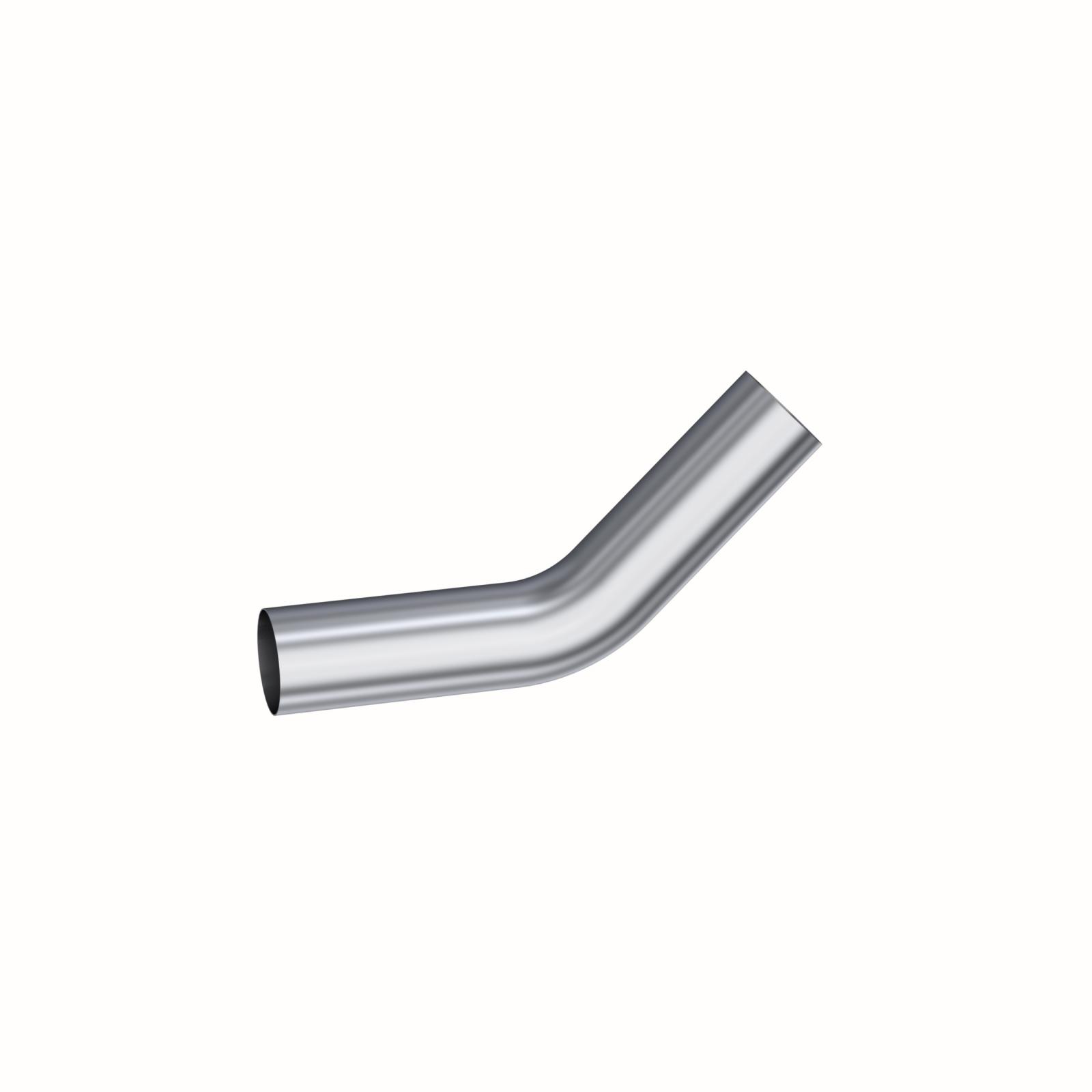 5 in 45 Degree Bend Exhaust Pipe 12 in Legs Aluminized Steel MBRP