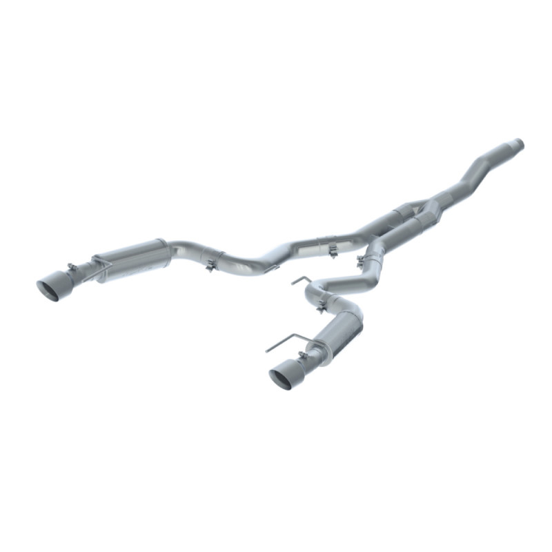 MBRP, INC Exhaust System, XP Series, Cat-Back, 3" Dia. Stainless Tip, Stainless, Natural, Ford EcoBoost 4-Cylinder, Ford