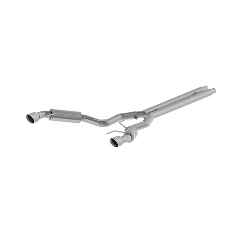 MBRP, INC Exhaust System, Installer Series, Cat-Back, 3" Dia. Stainless Tip, Steel, Aluminized, Ford Coyote, Ford Mustan
