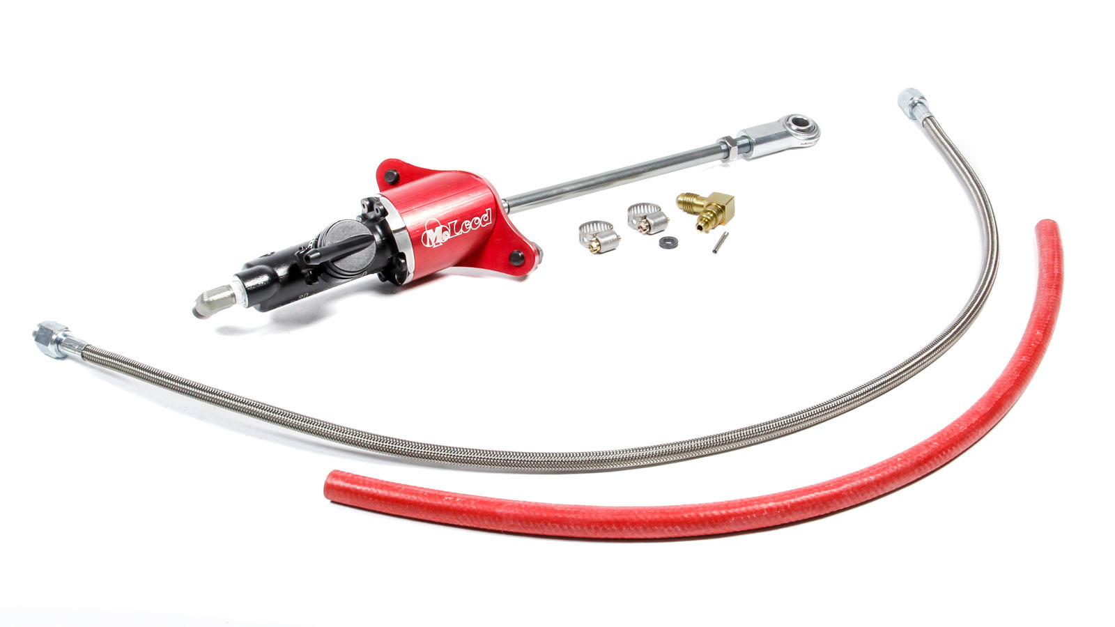 Mcleod Clutch Master Cylinder, 13/16" Bore, 30" Braided Stainless Line, 4 AN Fittings, GM F-Body 1985-1997, Each