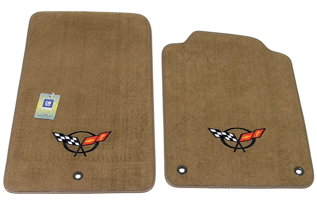 C5 Corvette Auto Custom Carpet 1998-2004 Chevrolet Corvette Mats. Oak Truvette W/C5 Logo