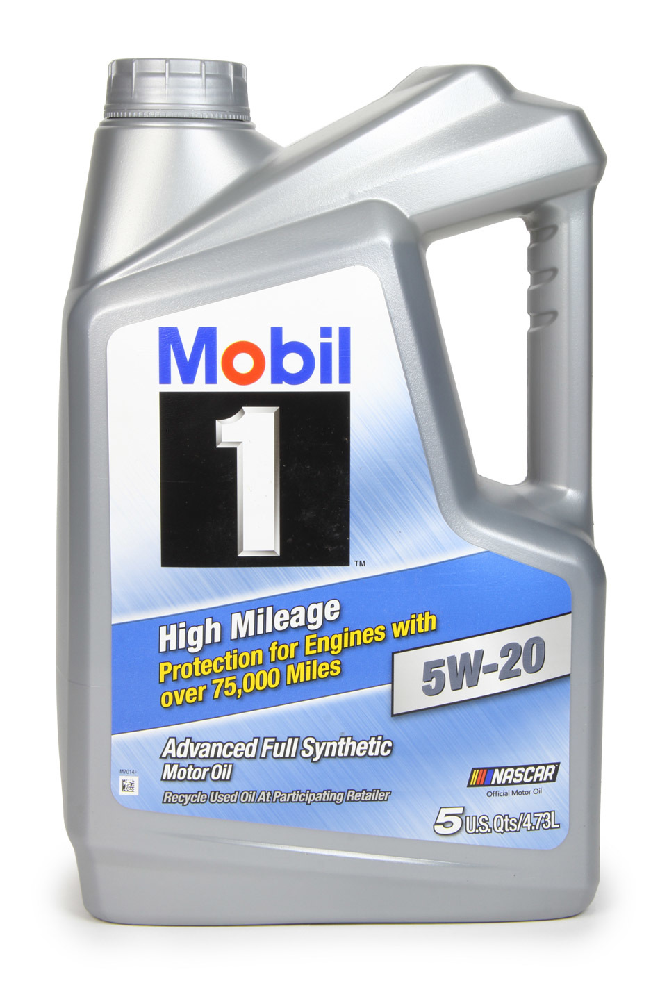 MOBIL 1 Motor Oil High Mileage 5W20 Synthetic 5 qt Jug Each