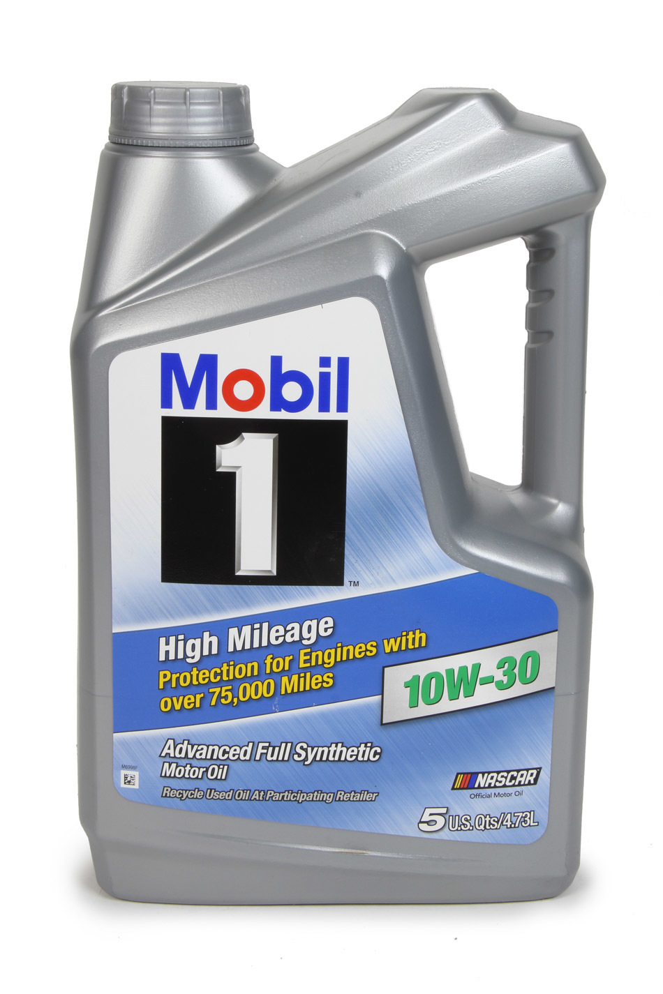 MOBIL 1 Motor Oil High Mileage 10W30 Synthetic 5 qt Jug Each