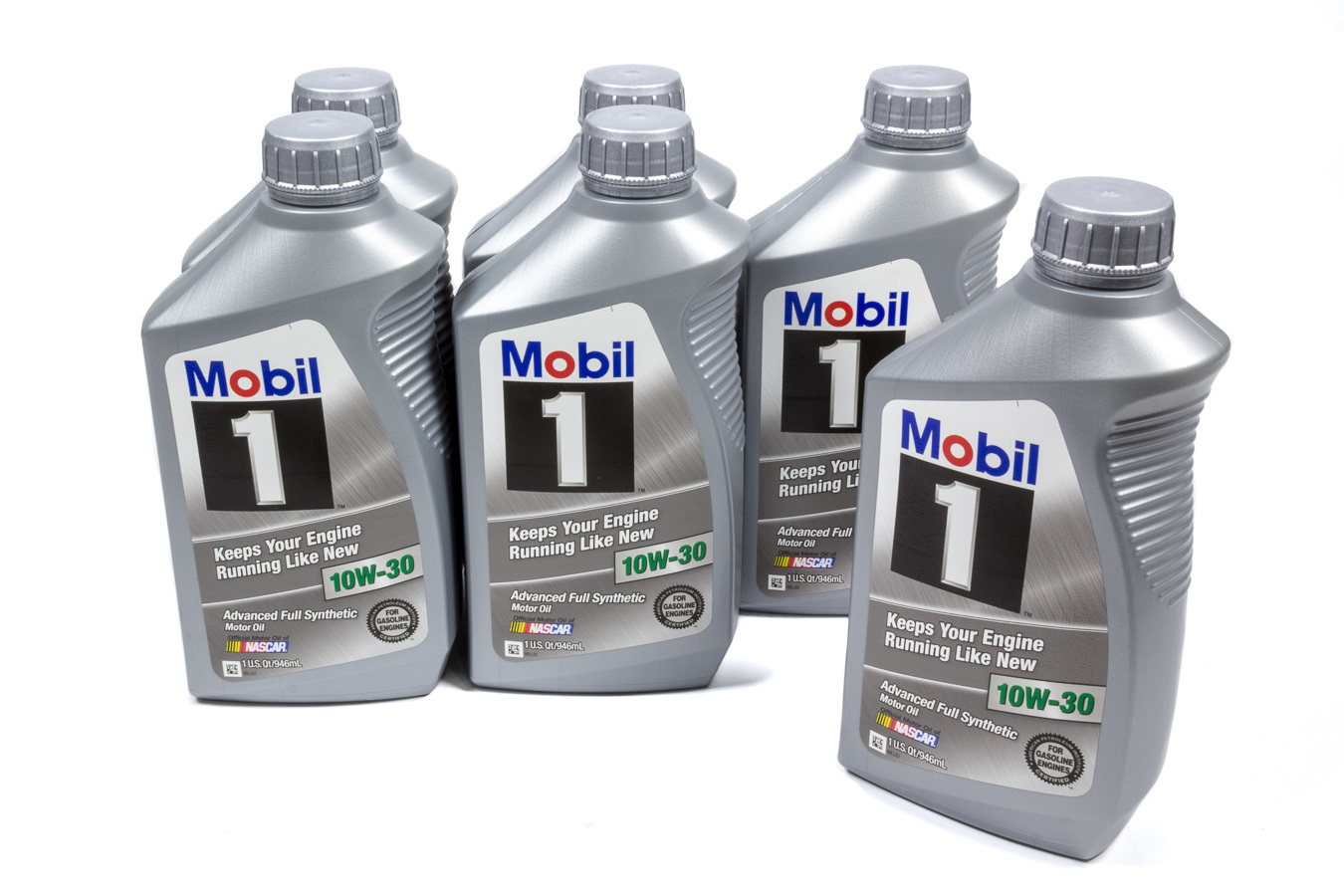 MOBIL 1 Motor Oil 10W30 Synthetic 1 qt Bottle Set of 6