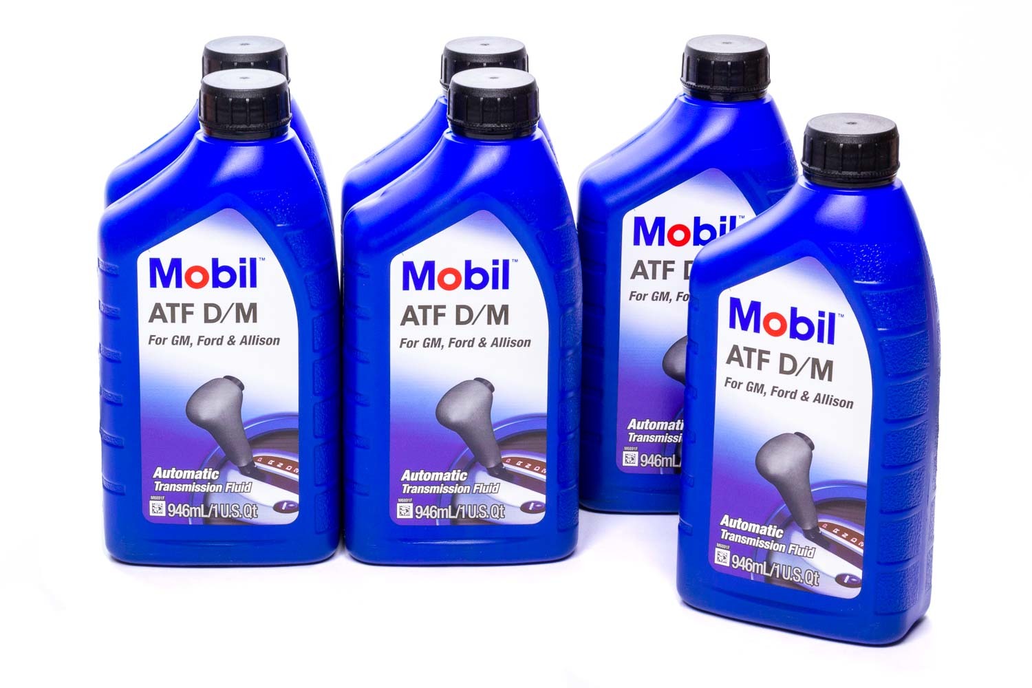 MOBIL 1 Transmission Fluid Multi-Vehicle ATF D/M Semi-Synthetic 1 qt Bottle Set