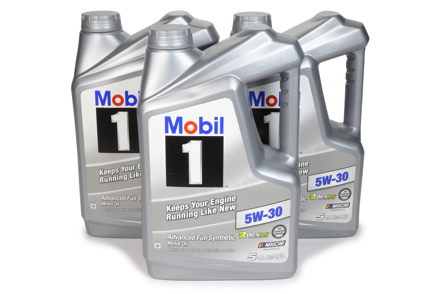 MOBIL 1 Motor Oil Advanced Full Synthetic 5W30 Synthetic 5 qt Jug Set of 3