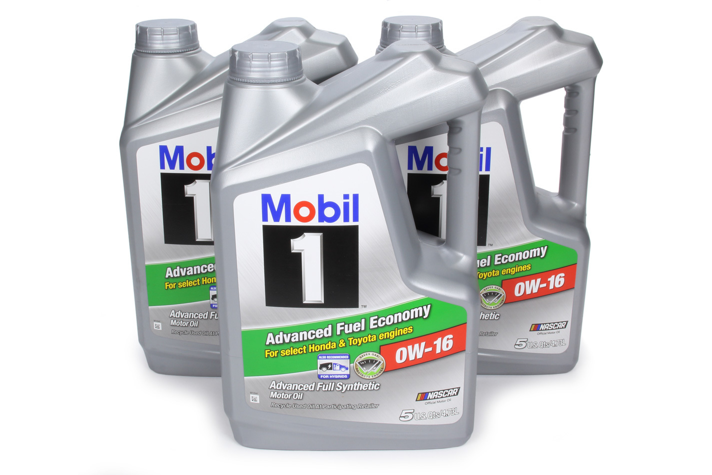 MOBIL 1 Motor Oil Advanced Fuel Economy 0W16 Synthetic 5 qt Jug Set of 3