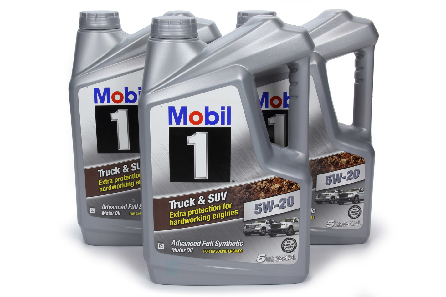 MOBIL 1 Motor Oil Truck and SUV 5W20 Synthetic 5 qt Jug Set of 3