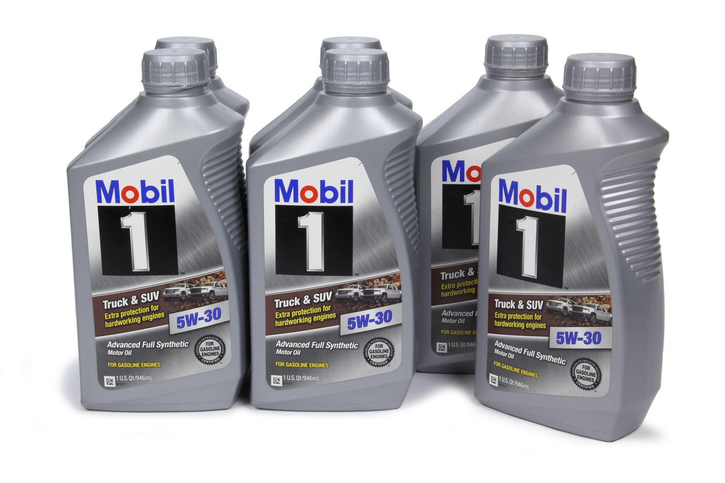 MOBIL 1 Motor Oil Truck and SUV 5W30 Synthetic 1 qt Bottle Set of 6