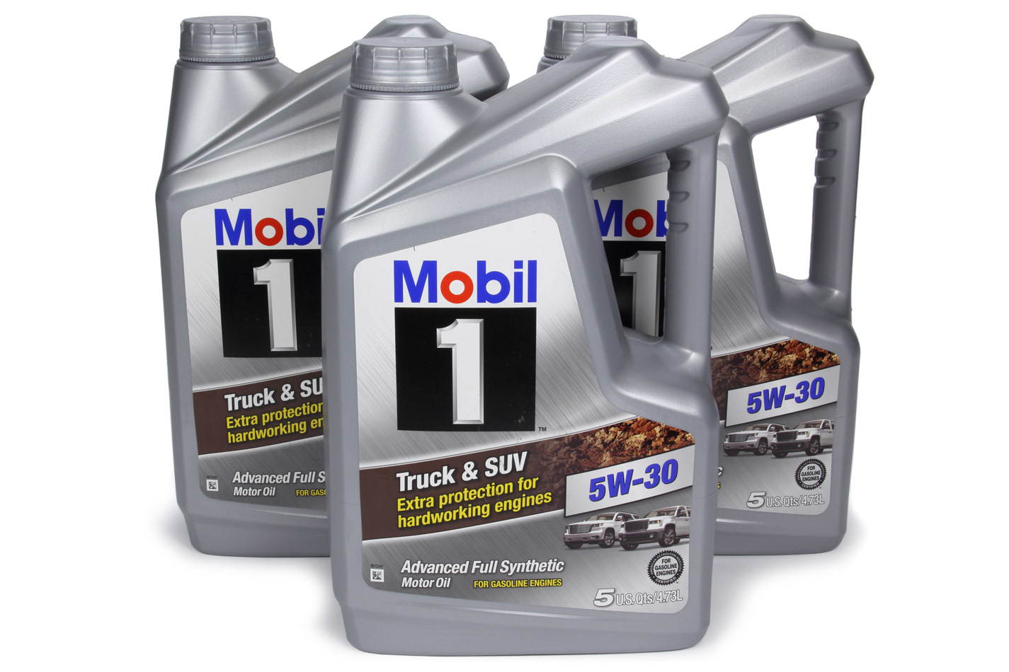 MOBIL 1 Motor Oil Truck and SUV 5W30 Synthetic 5 qt Jug Set of 3