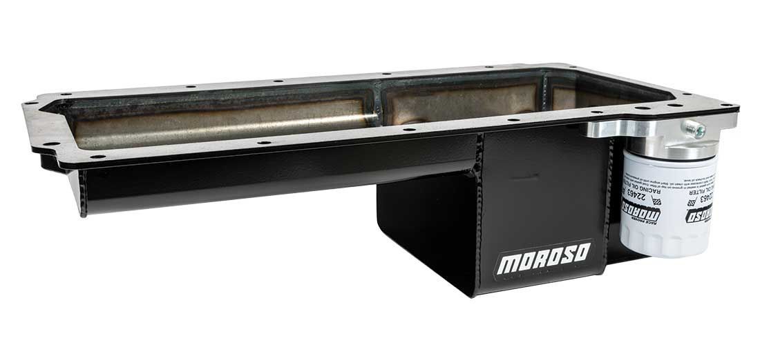 Moroso Street/Strip Engine Oil Pan - GM LS-Series - 6 in Deep