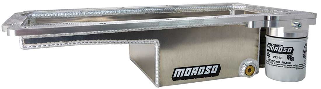 Moroso Rear Sump Engine Oil Pan - GM LS-Series - 4.875 in Deep