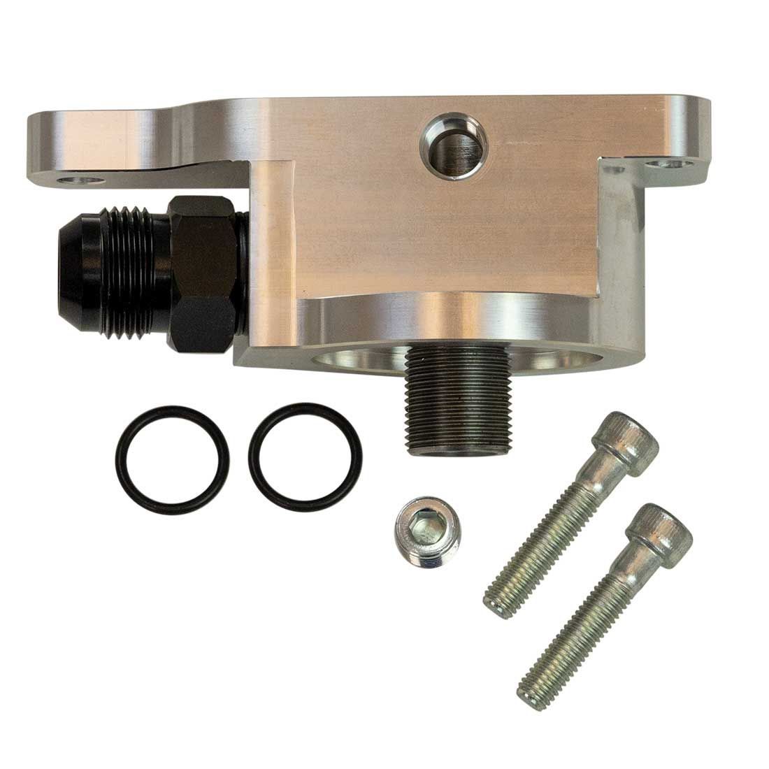 Moroso Spin On Filter Oil Filter Adapter - GM LS-Series